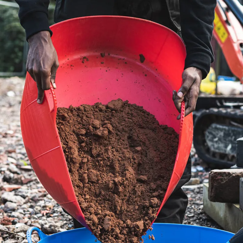 Red Gorilla Tubtrug Flexible Large 35L Shallow in Red-1